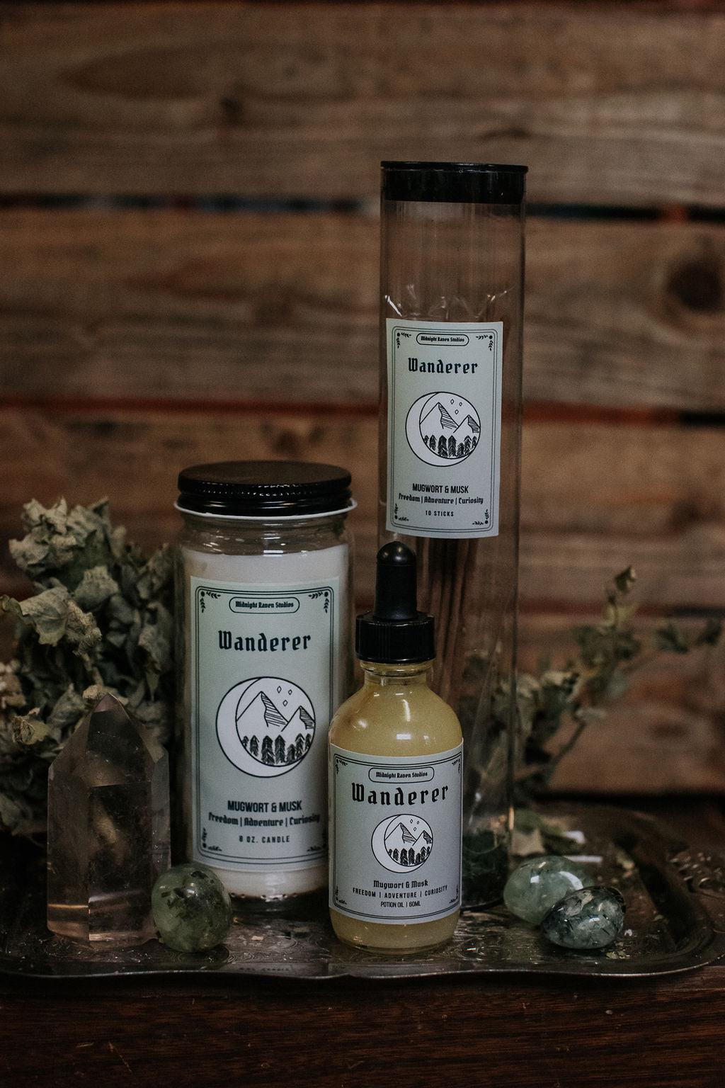 Wanderer Manifestation Jar Candle