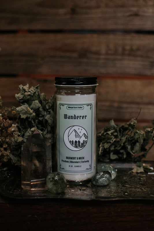 Wanderer Manifestation Jar Candle