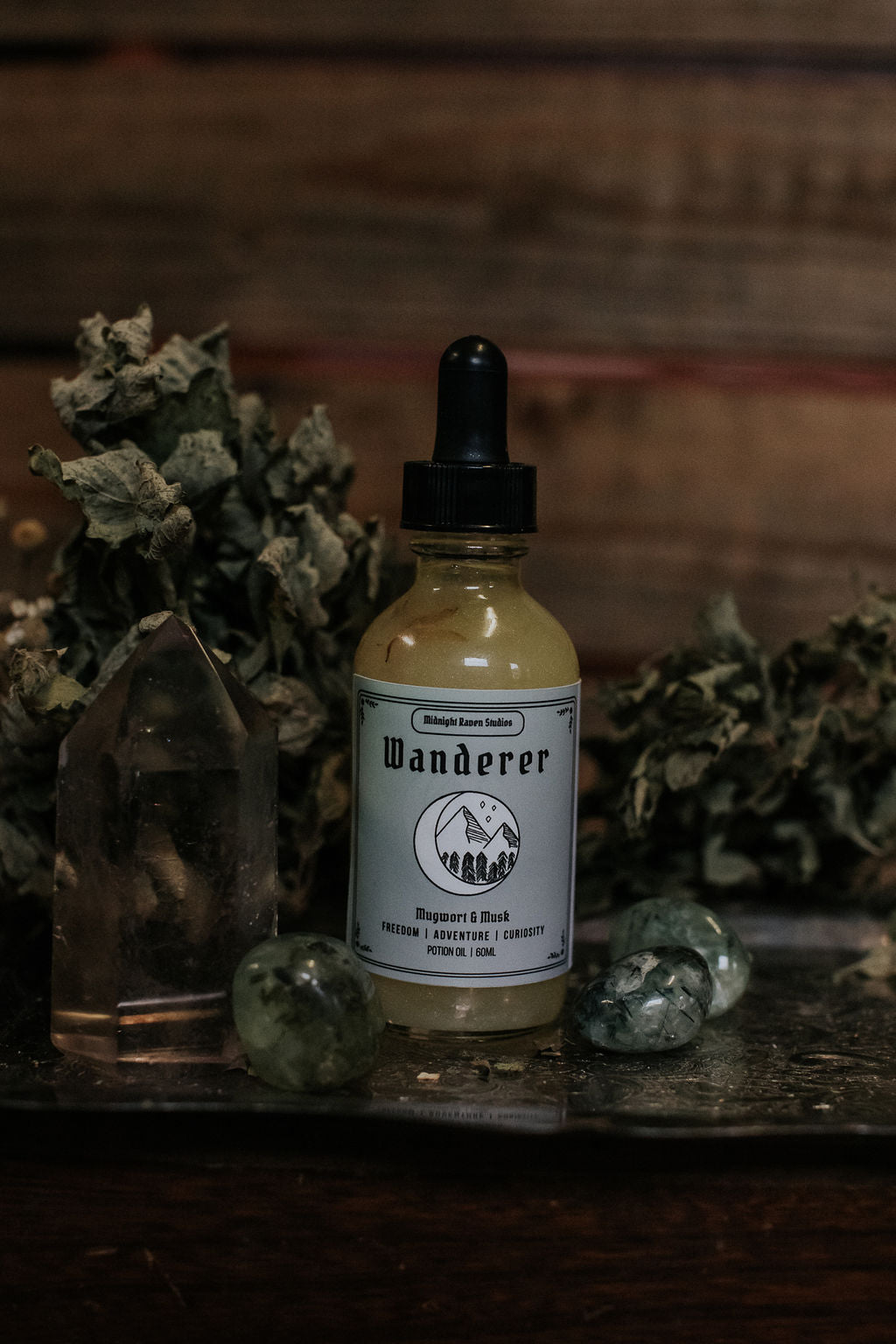 Wanderer Potion Oil - Mugwort and Musk – Midnight Raven Studios