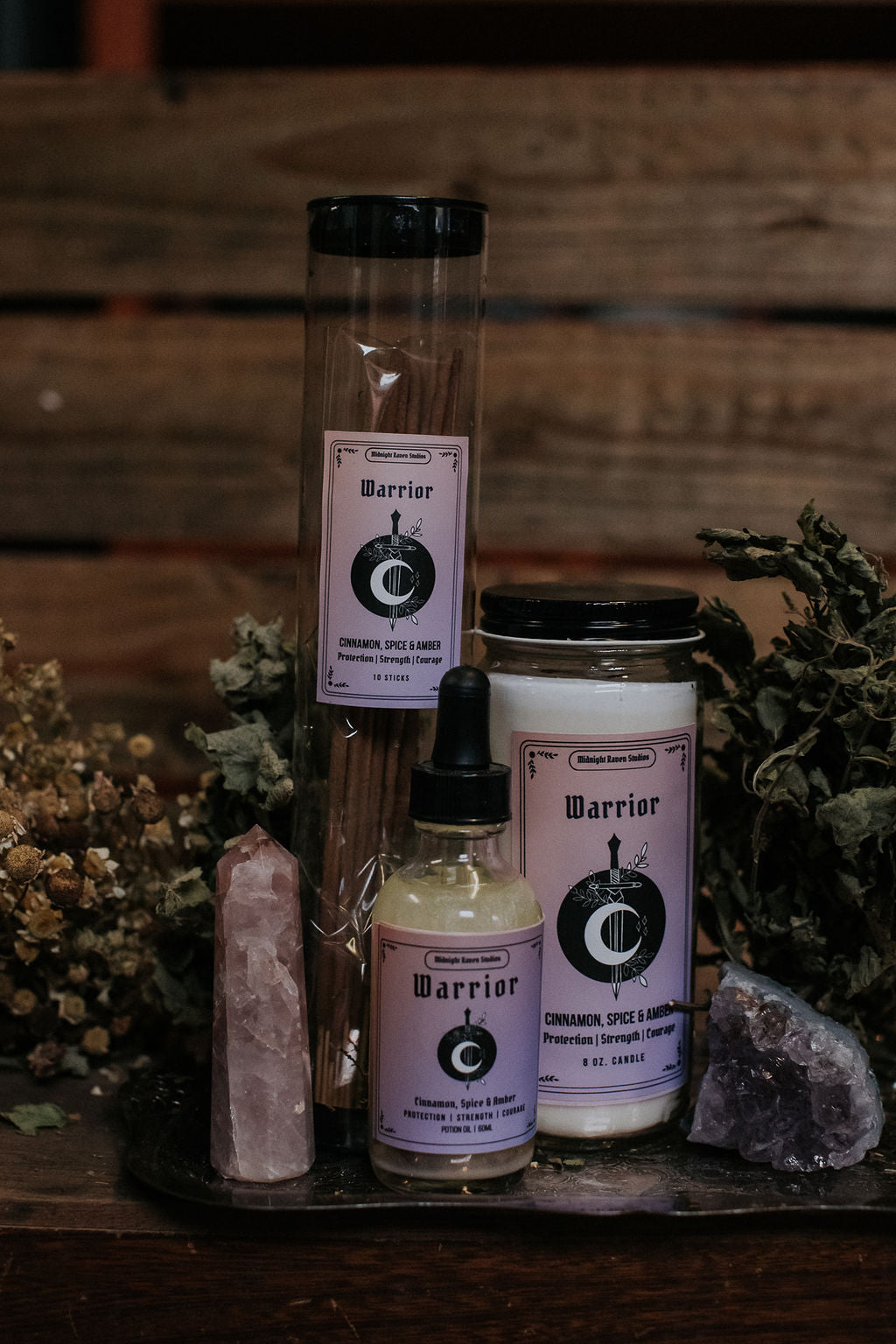 Warrior Manifestation Jar Candle