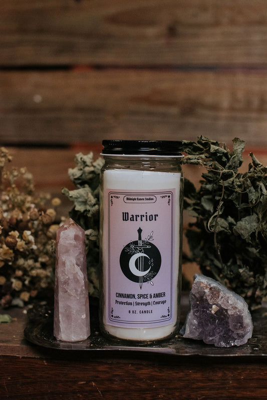 Warrior Manifestation Jar Candle