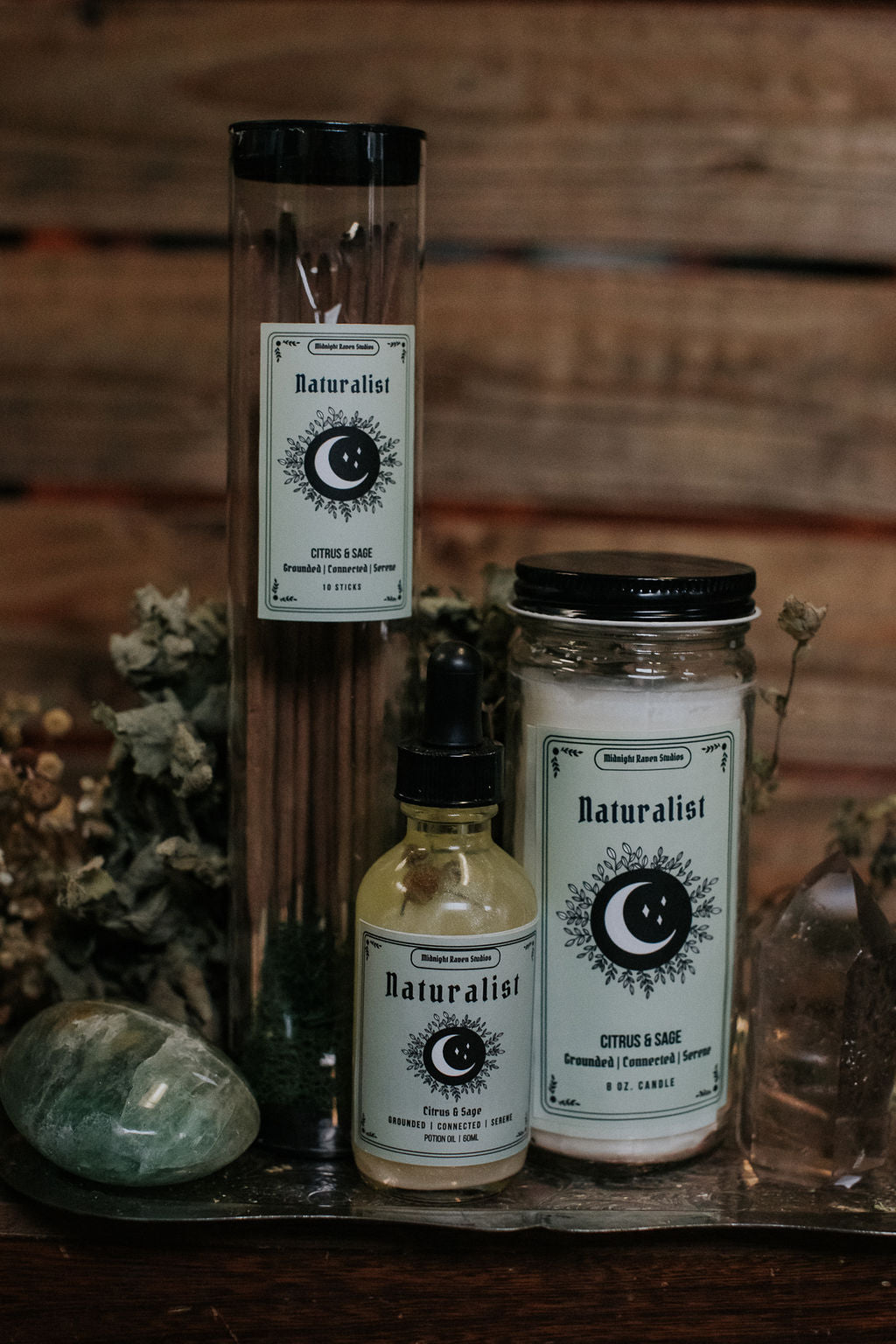 Naturalist Manifestation Jar Candle