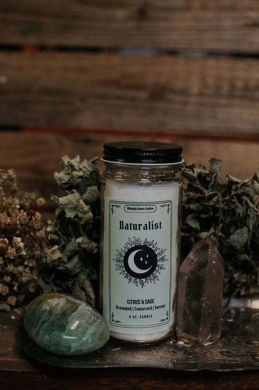 Naturalist Manifestation Jar Candle