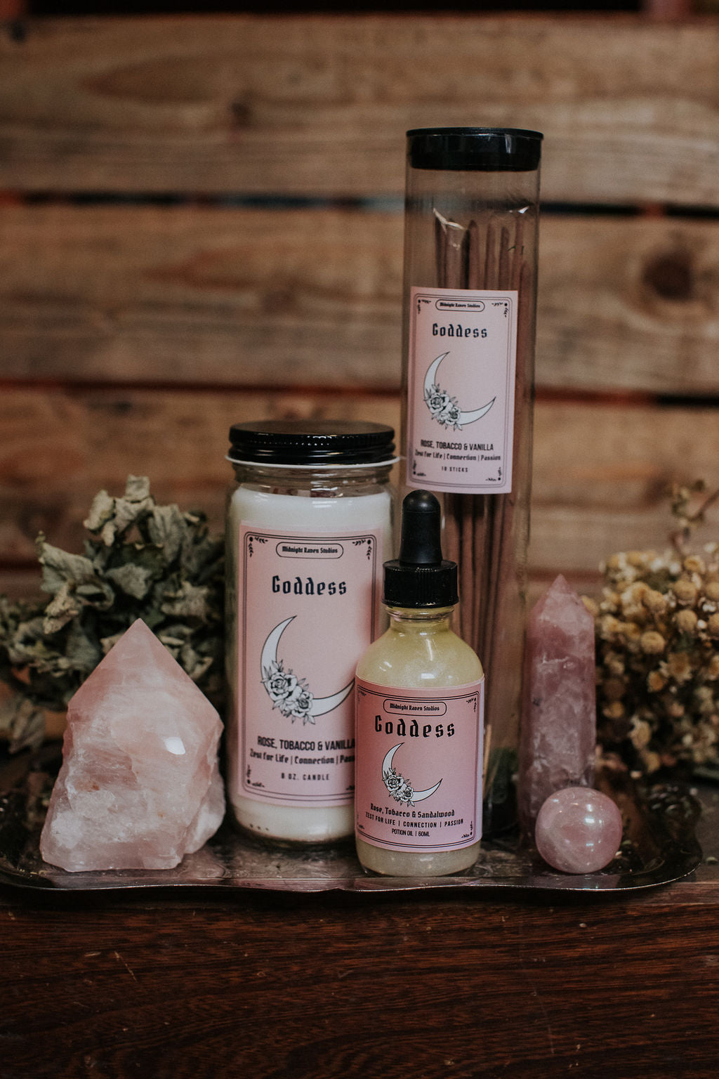 Goddess Manifestation Jar Candle