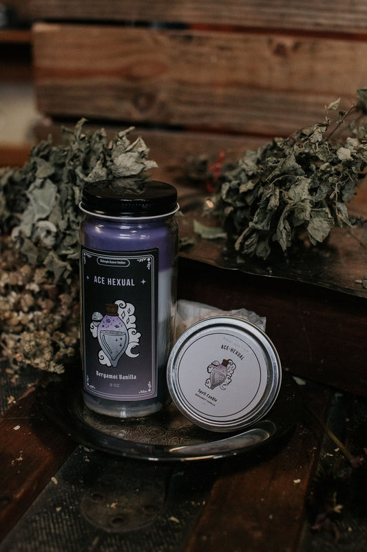 Acehexual Pride Manifestation Candle - Bergamot Vanilla