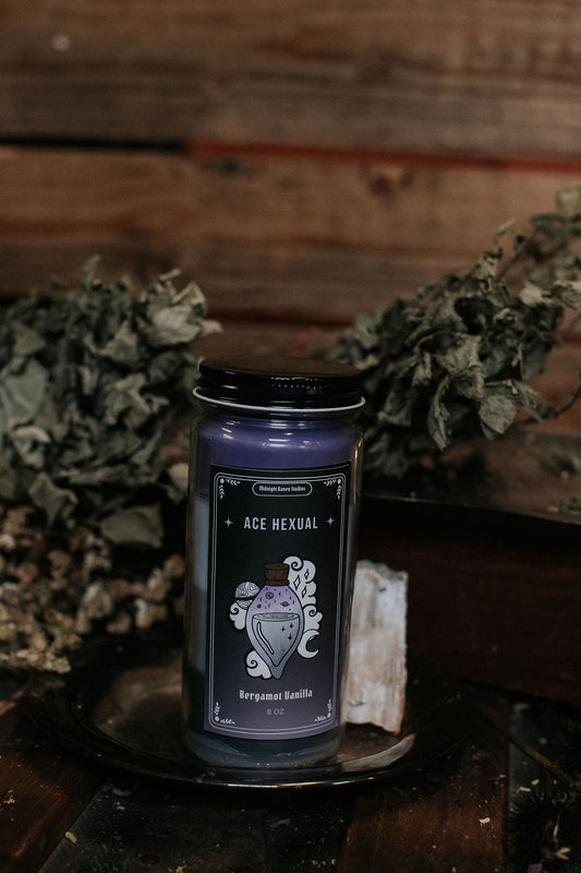 Acehexual Pride Manifestation Candle - Bergamot Vanilla