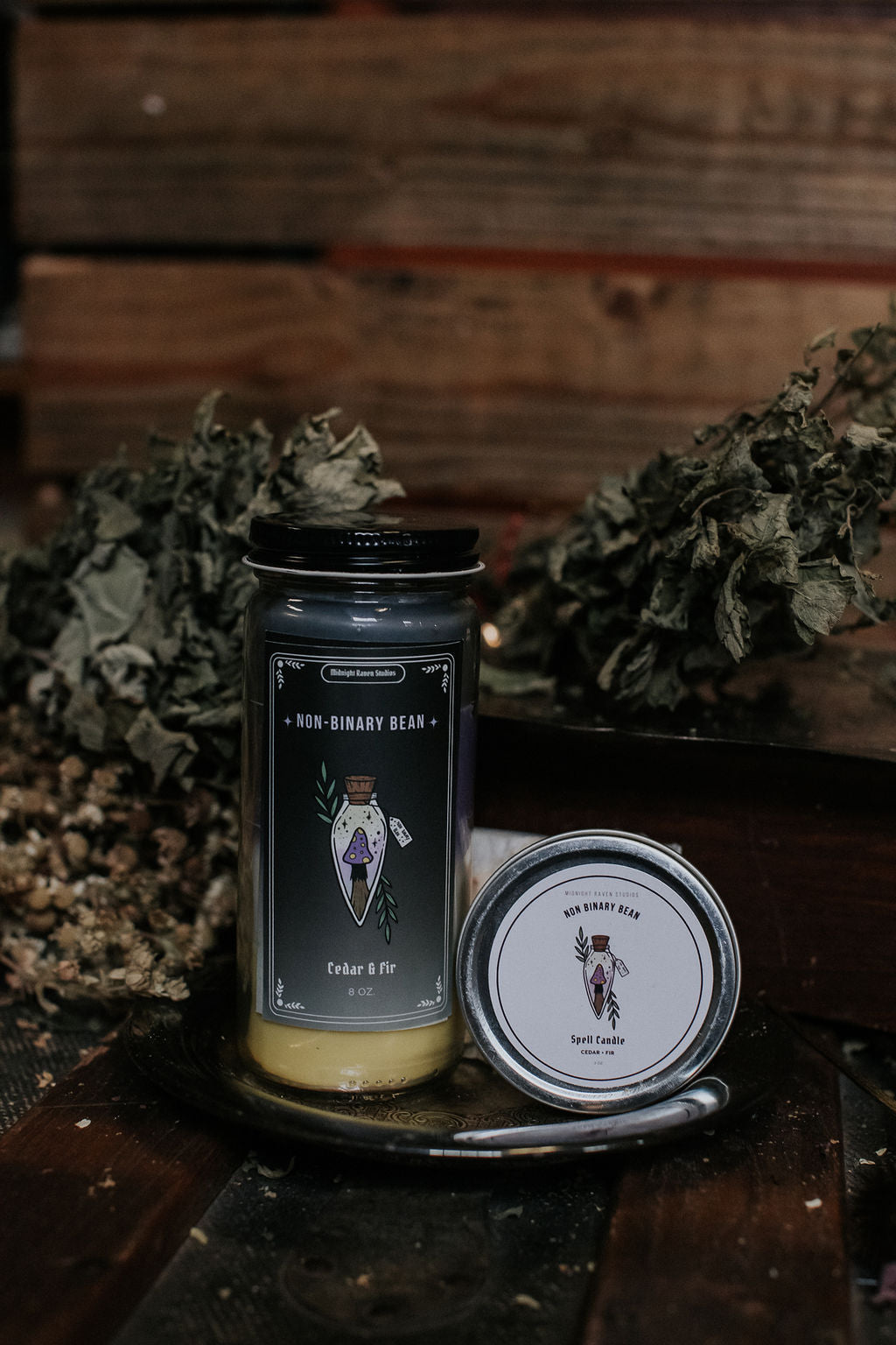 ENBY Manifestation Candle - Fir Cedar