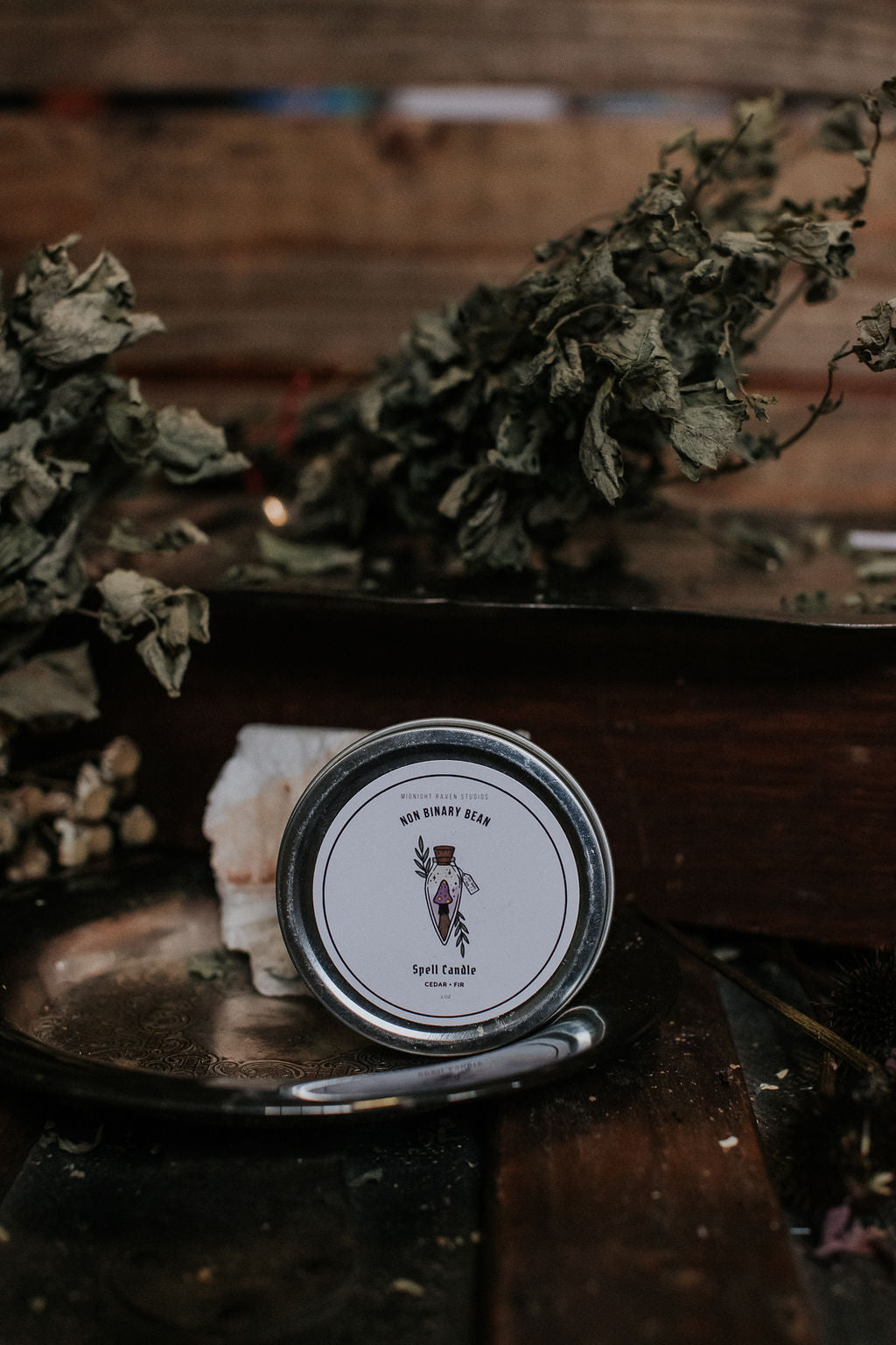 ENBY Manifestation Candle - Fir Cedar