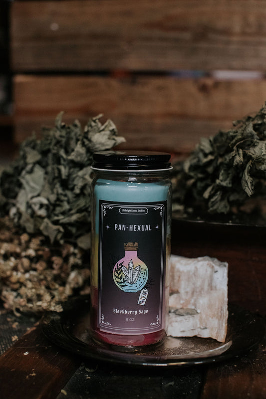 Pans Manifestation Candle - Blackberry Sage