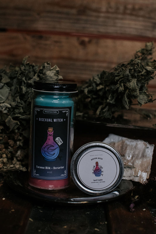 Bihexual Manifestation Candle - Nectarine Coconut Milk
