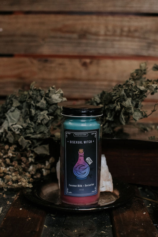 Bihexual Manifestation Candle - Nectarine Coconut Milk