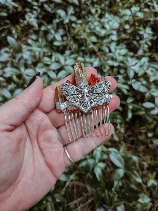 Mothman Hair Clip/Comb