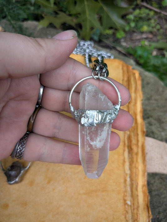 Lemurian Quartz Warrior Necklace