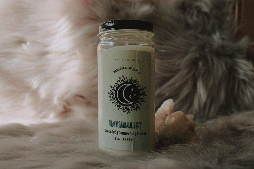 Naturalist Manifestation Jar Candle