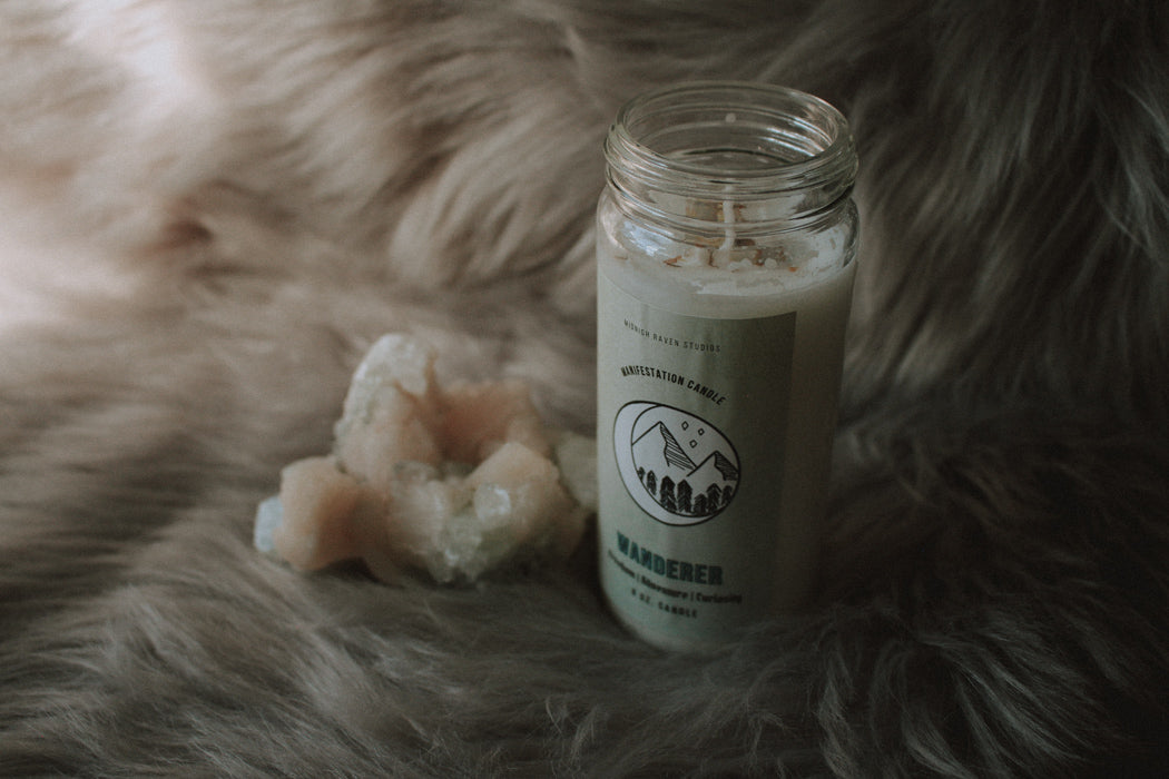 Wanderer Manifestation Jar Candle