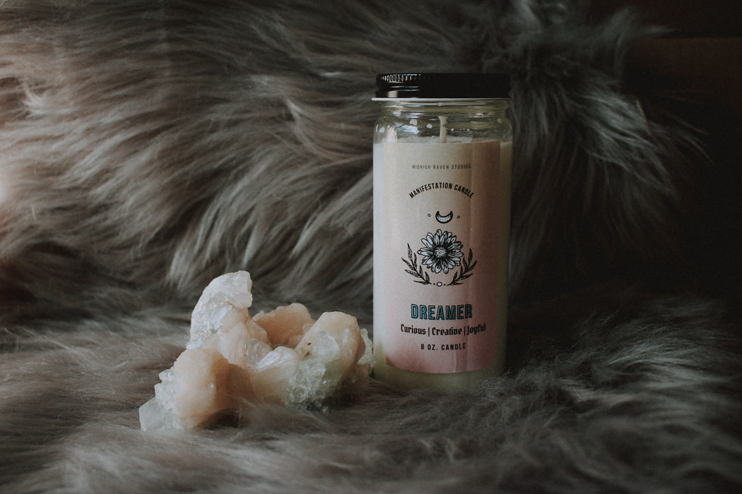 Dreamer Manifestation Jar Candle